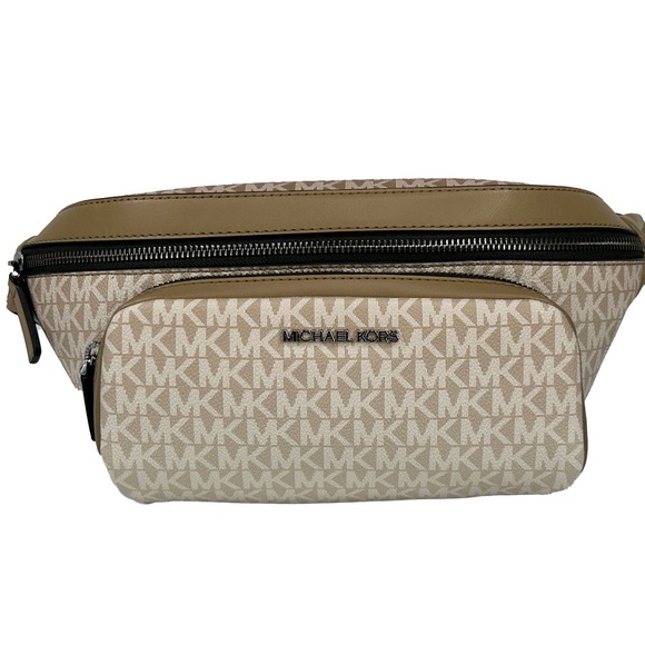 Michael Kors Beige and Brown Belt Bag - Picture 1 of 5